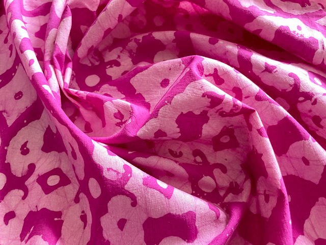 Baumwolle Batik Pink 1