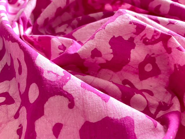 Baumwolle Batik Pink 2