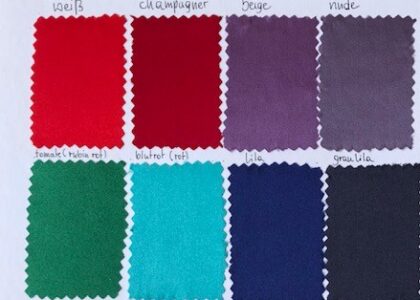 Stretch Satin Farbkarte