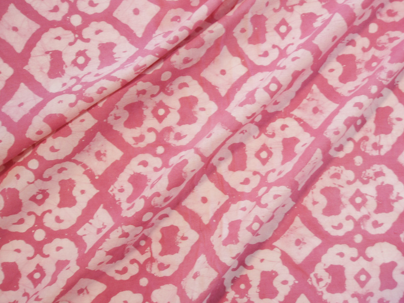 Baumwolle Batik pink 1