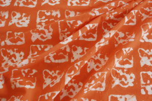 Baumwolle Batik Orange