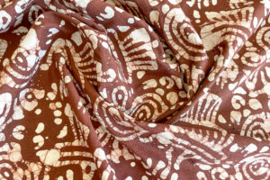 Baumwolle Batik Braun