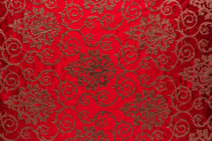 Jacquard Königshaus Rot
