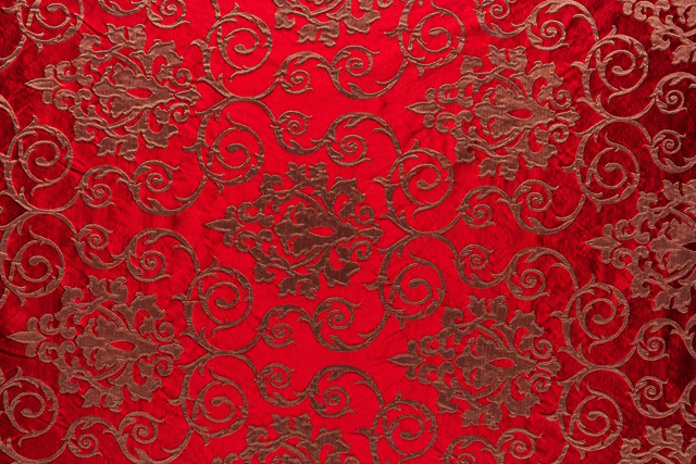 Jacquard Königshaus Rot