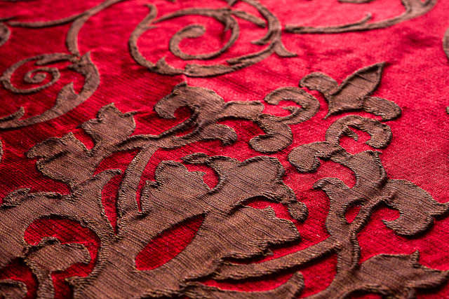 Jacquard Königshaus Rot – Bild 3