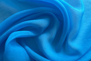 Chiffon Himmelblau