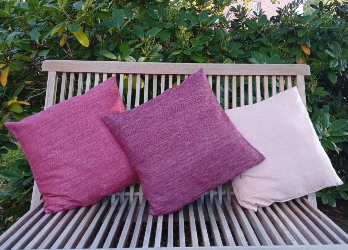 kissenhüllen set beerentöne