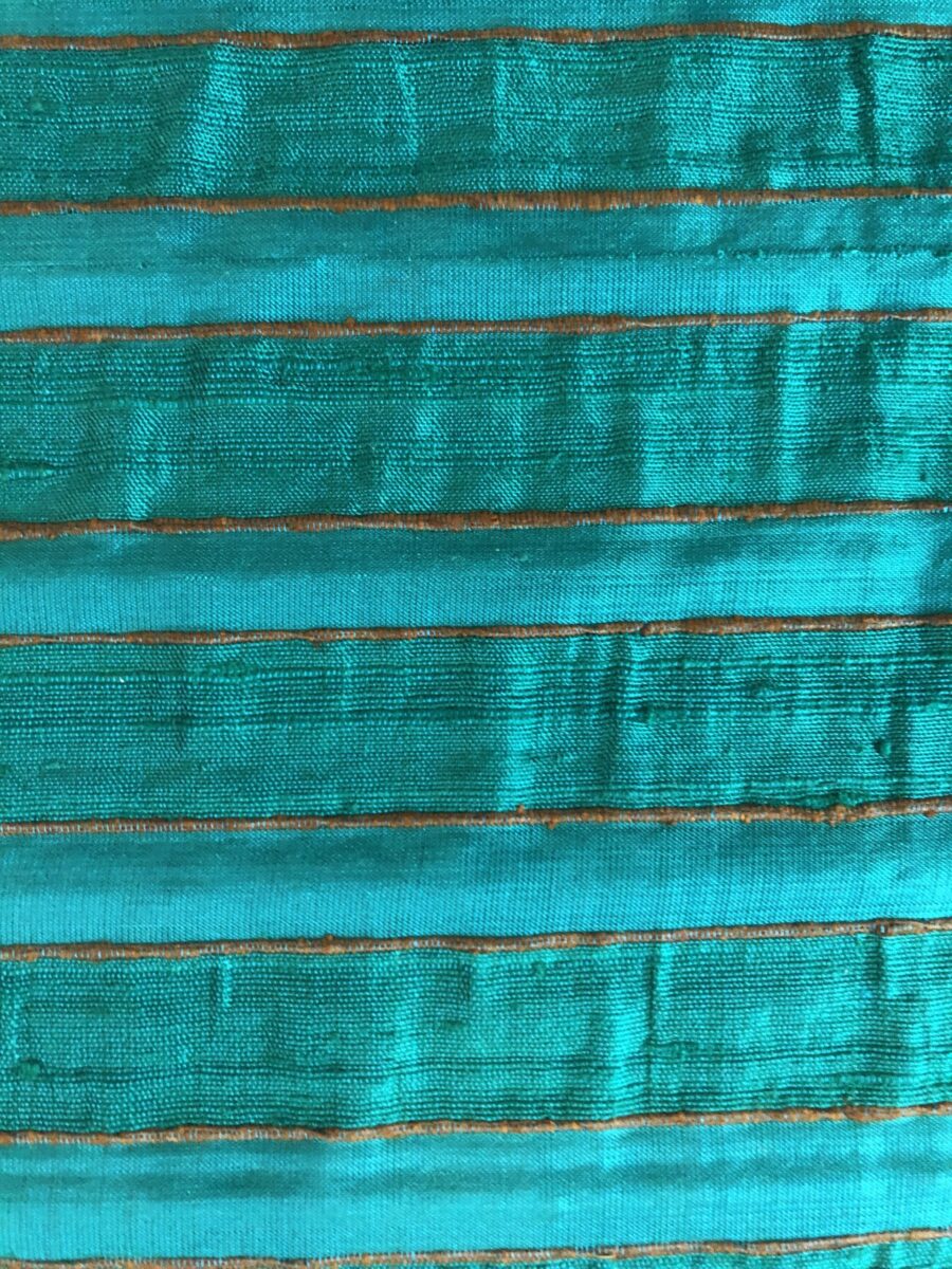 dupionseide grünstreifen