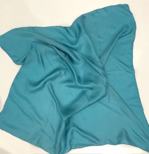 seiden halstuch petrol