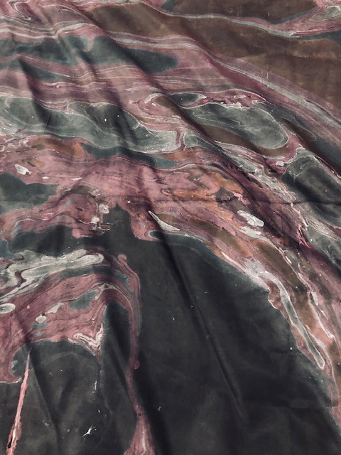 seidentuch marmorstein schwarz