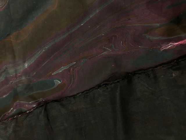 seidentuch marmorstein schwarz