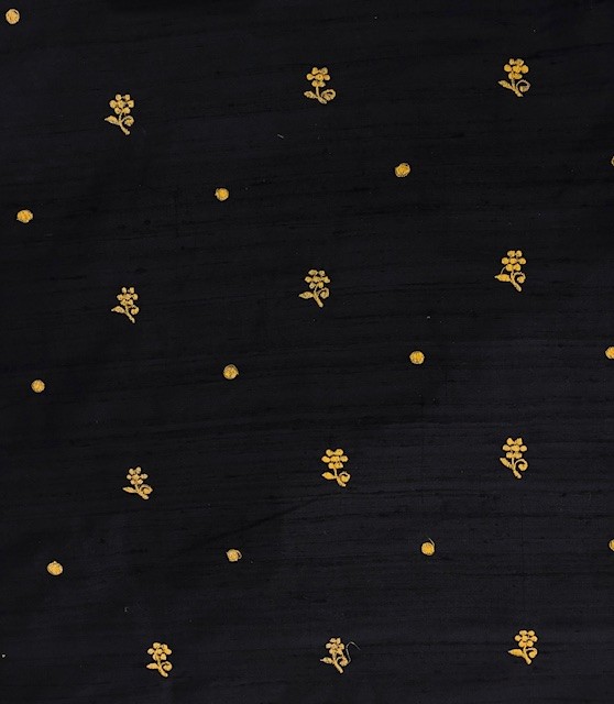 dupionseide goldblume