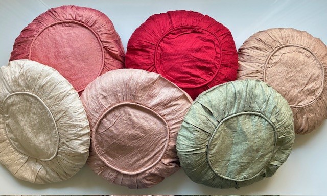 kissenhülle rund ivory