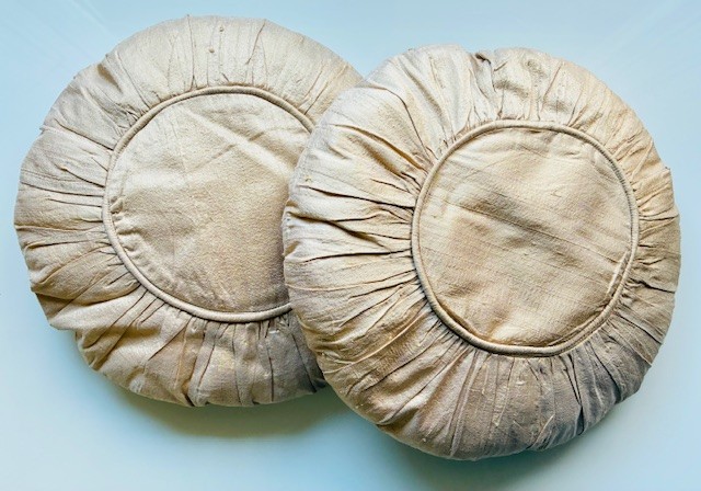 kissenhülle rund salbei