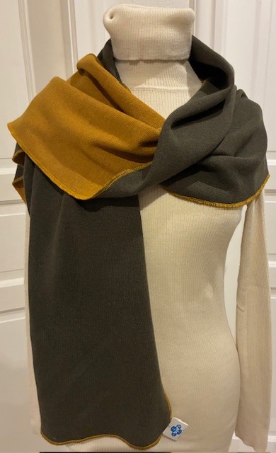 schal harmonie in senfgelb oliv