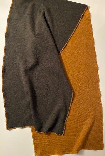 schal harmonie in senfgelb oliv