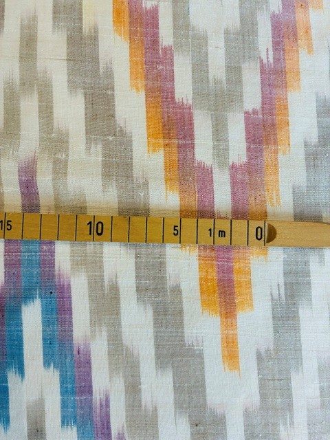 dupionseide ikat optika