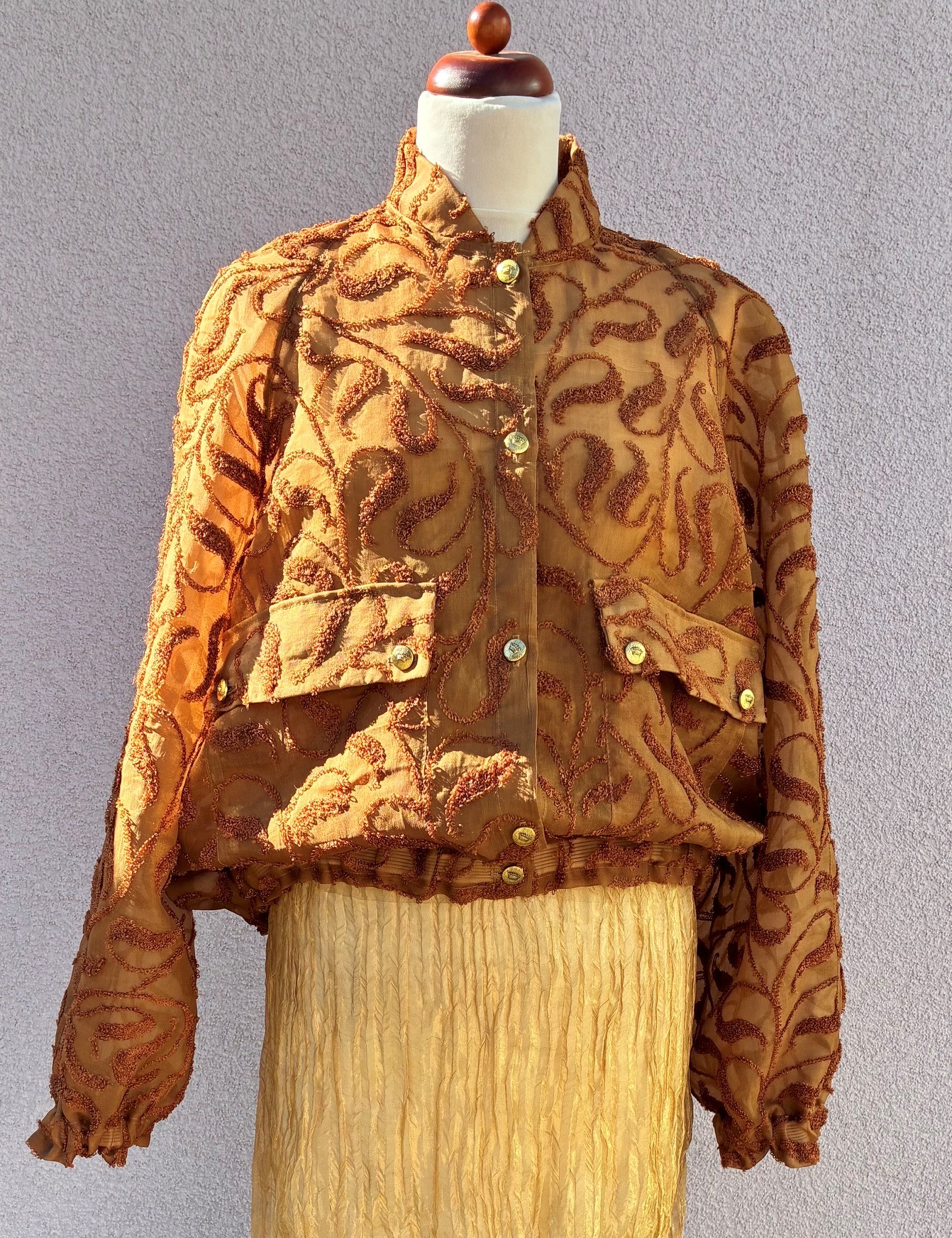 Organza Herbst Bouclé – Bild 2