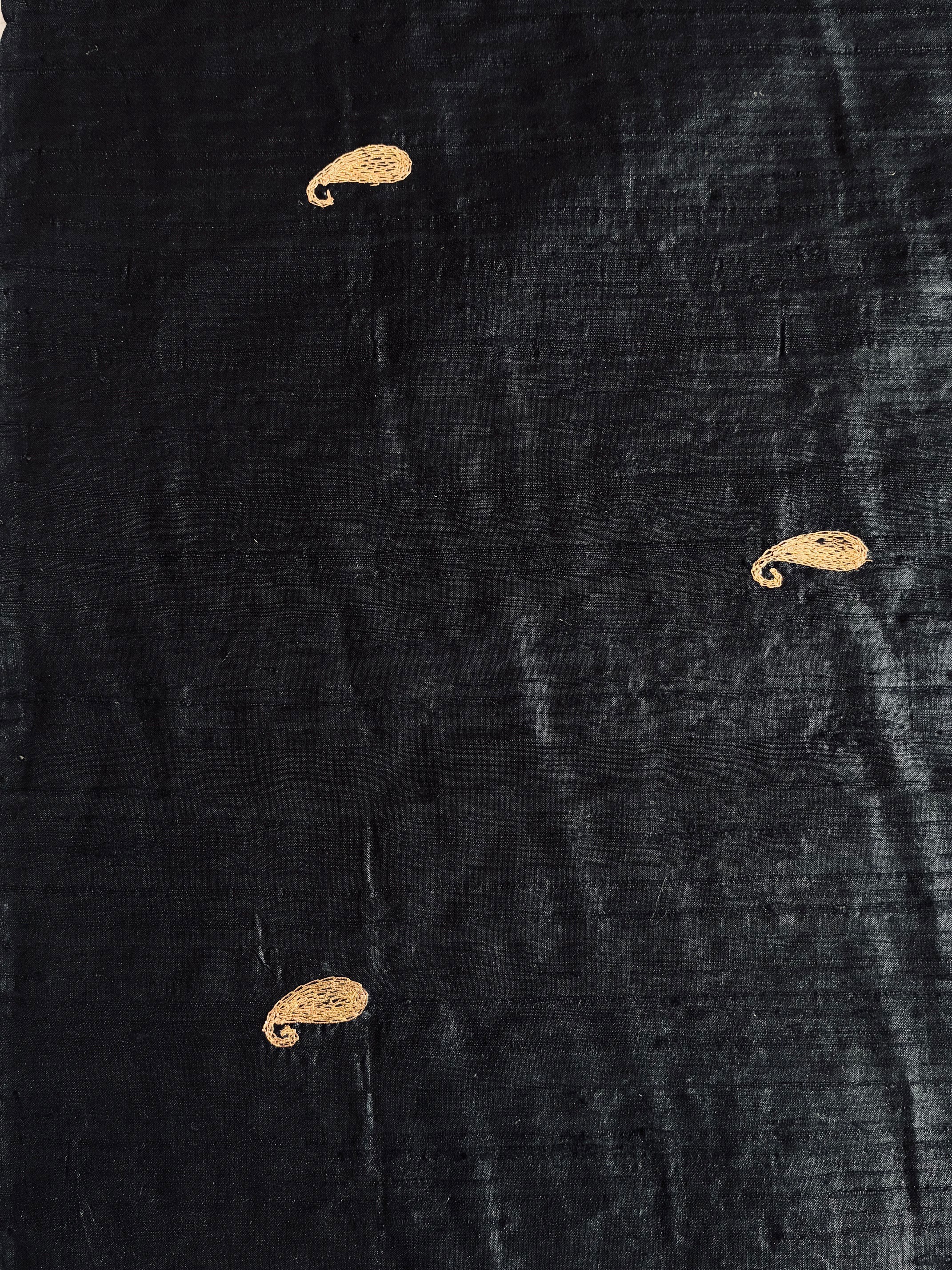 Dupion Gold Paisley – Bild 2