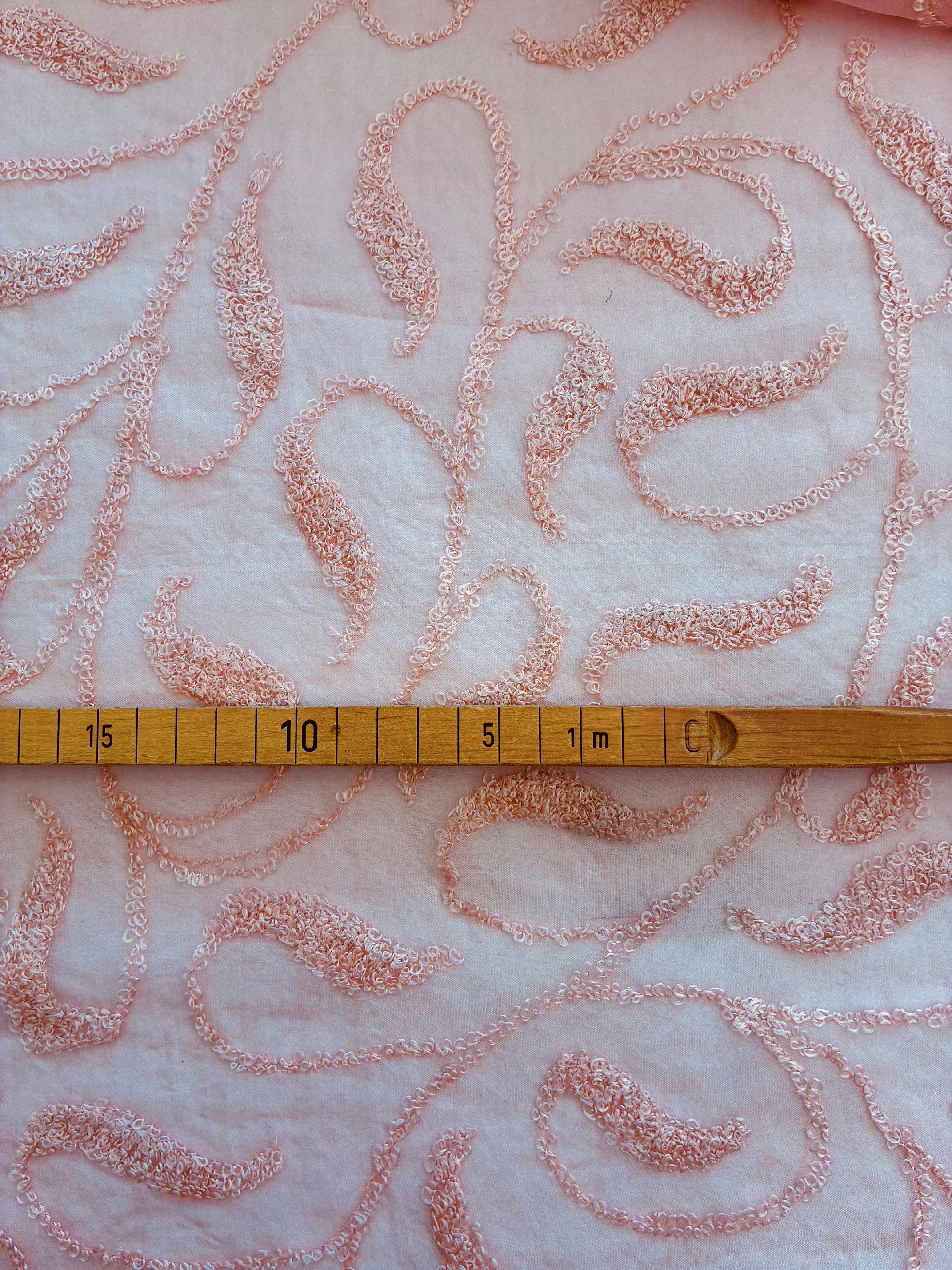 Organza Rosé Bouclé – Bild 3