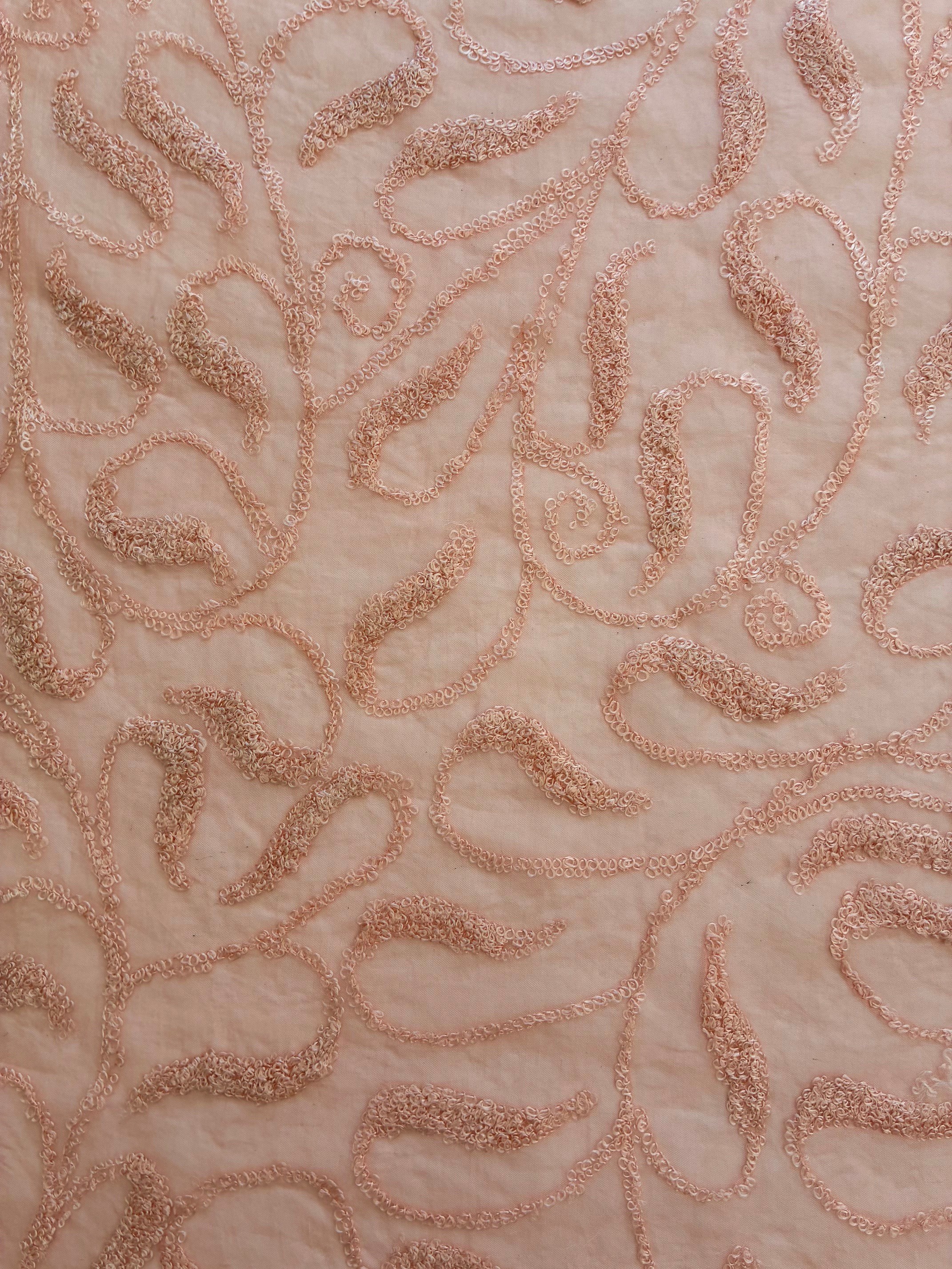 Organza Rosé Bouclé – Bild 2